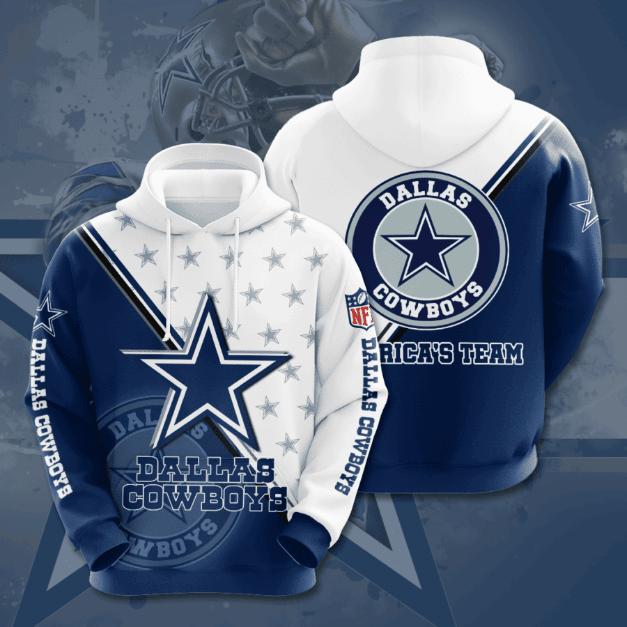 Cowboys 3D All Over Print Hoodie & Zip Hoodie