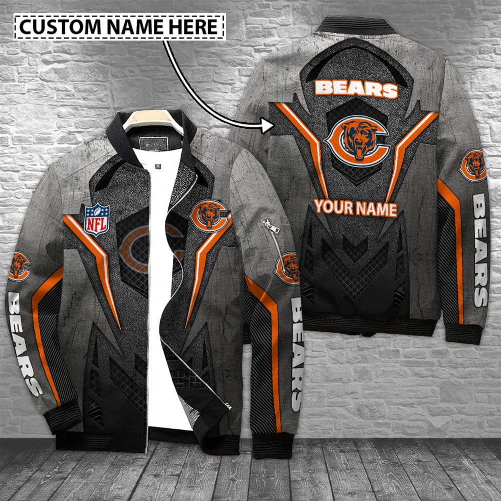 Chicago Bears Personalized Bomber Jacket BG662