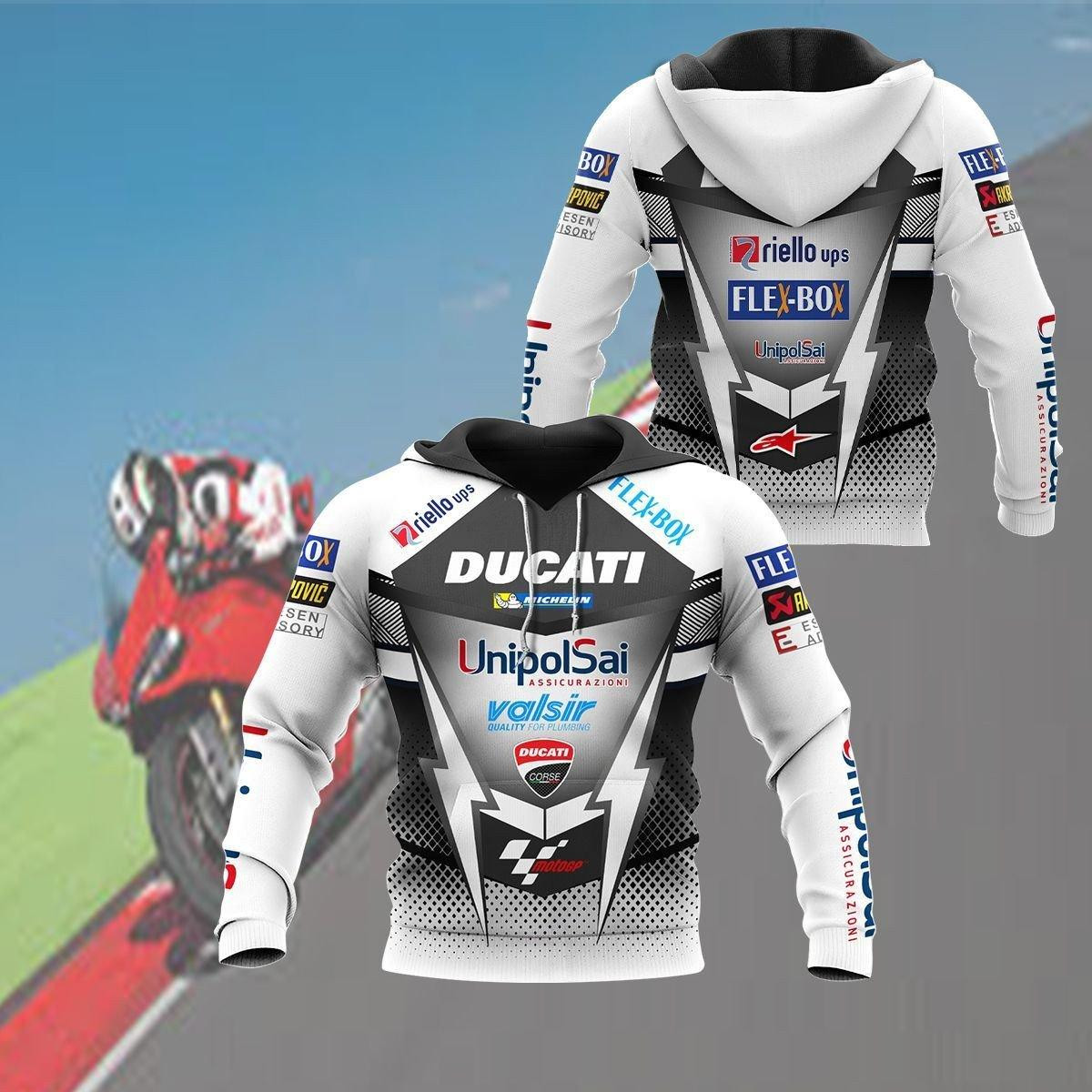 Ducati Shirt 164, 3d Hoodie Zip Hoodie