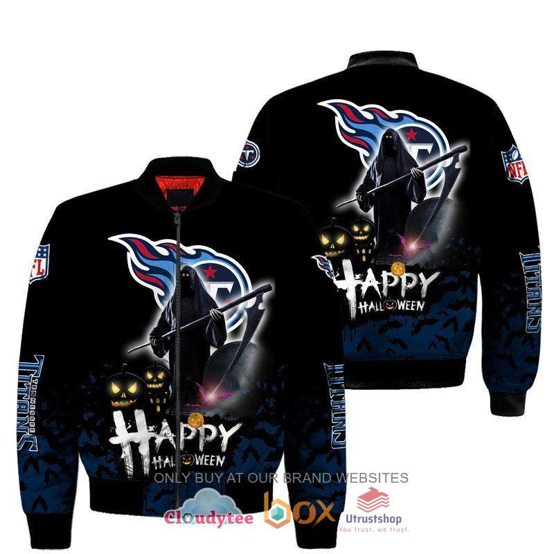 Tennessee Titans Happy Halloween Bomber Jacket