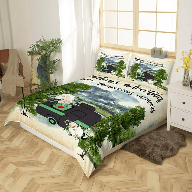 Camping Bedding Set Today's Adventures And Tomorrow's Memories Duvet Covers