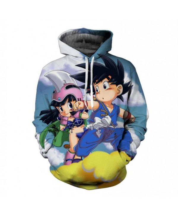 Dragon Ball Z S Cute Goku Chichi Dragon Hero S 3D All Over Print Hoodie & Zip Hoodie