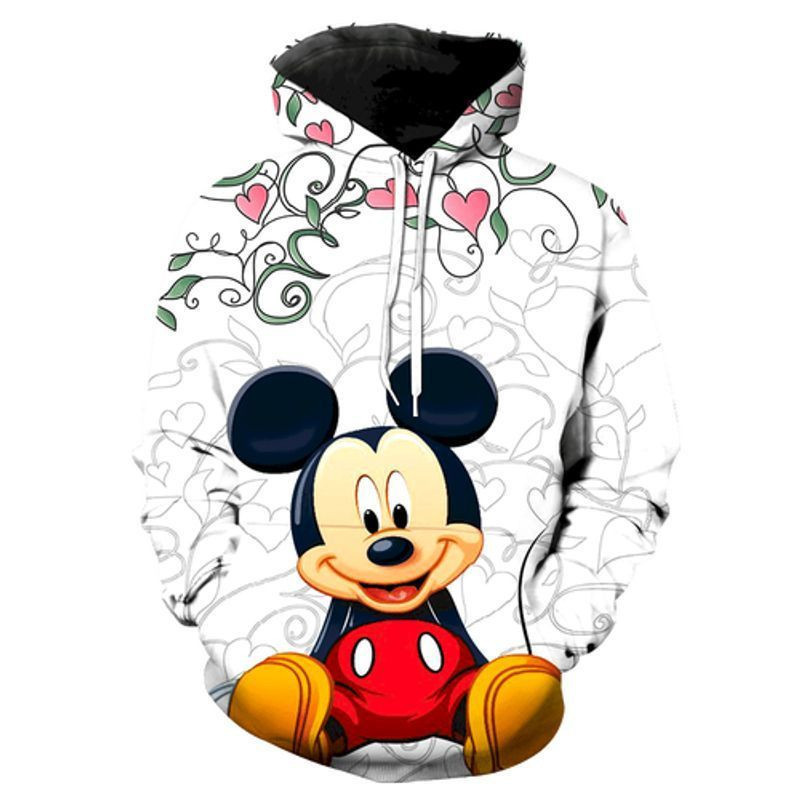Mickey Mouse Love Tree 3d Hoodie 401