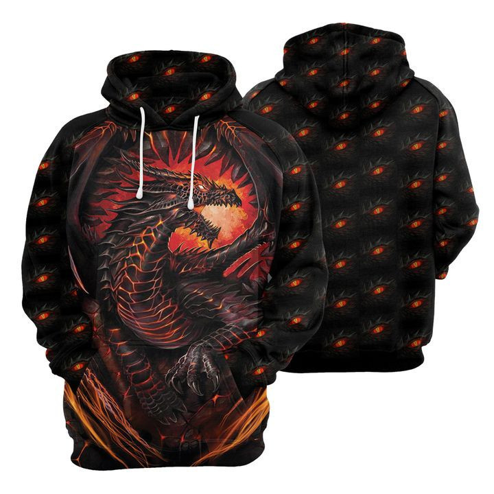 Dragon Fire 3D All Over Print Hoodie & Zip Hoodie