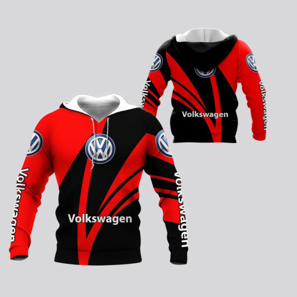 Volkswagen Shirt 1002, 3d Hoodie Zip Hoodie 2707
