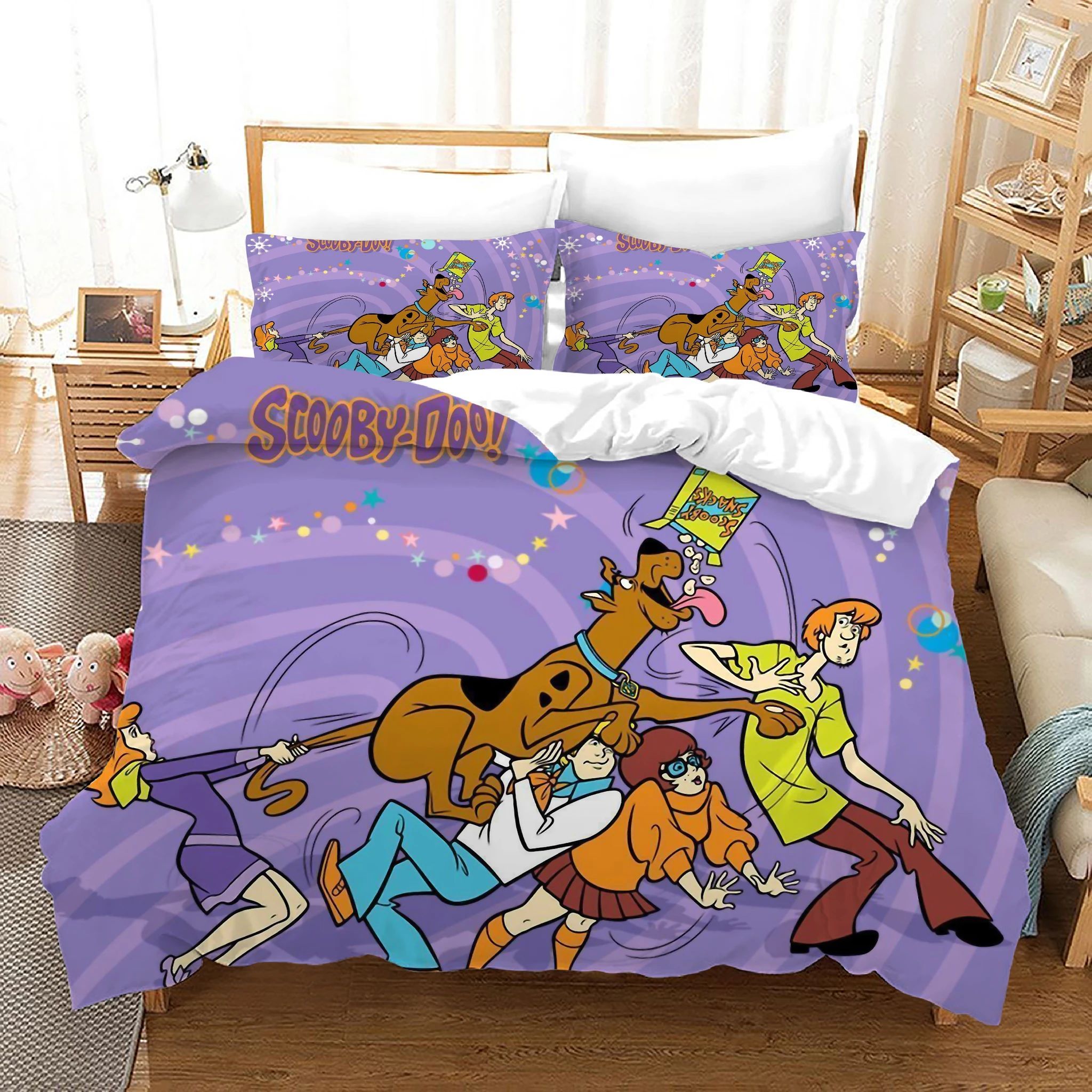 Scooby Doo Bedding Set Scooby Doo Playing With Friends Duvet Covers