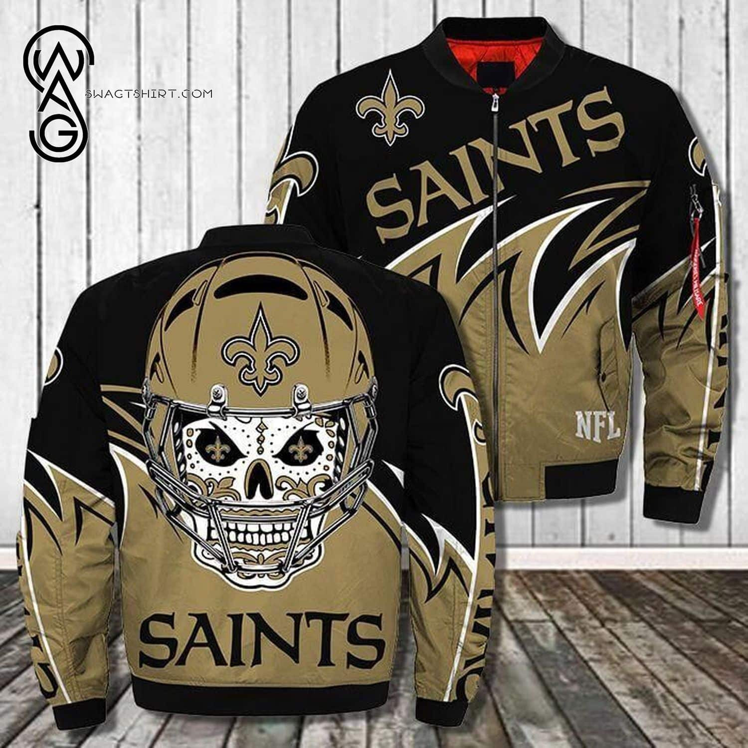 New Orleans Saints Bomber Jacket BG02