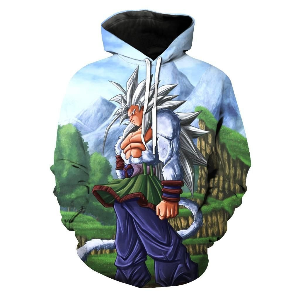 Super Saiyan 5 Goku Dragon Ball AF 3D All Over Print Hoodie & Zip Hoodie