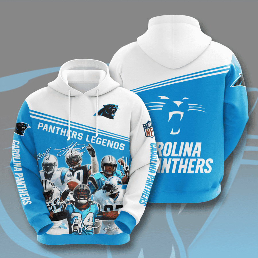 Carolina Panthers 3D All Over Print Hoodie & Zip Hoodie