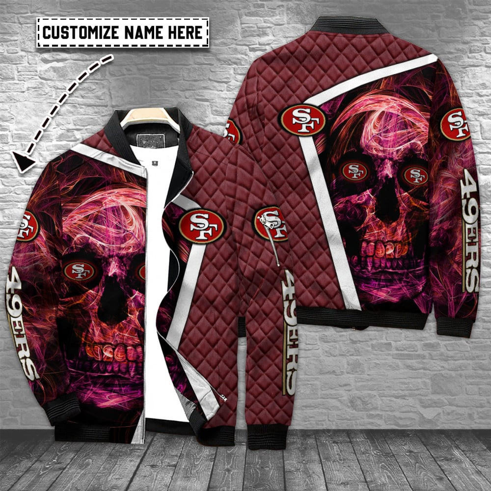 San Francisco 49ers Personalized Bomber Jacket BG694