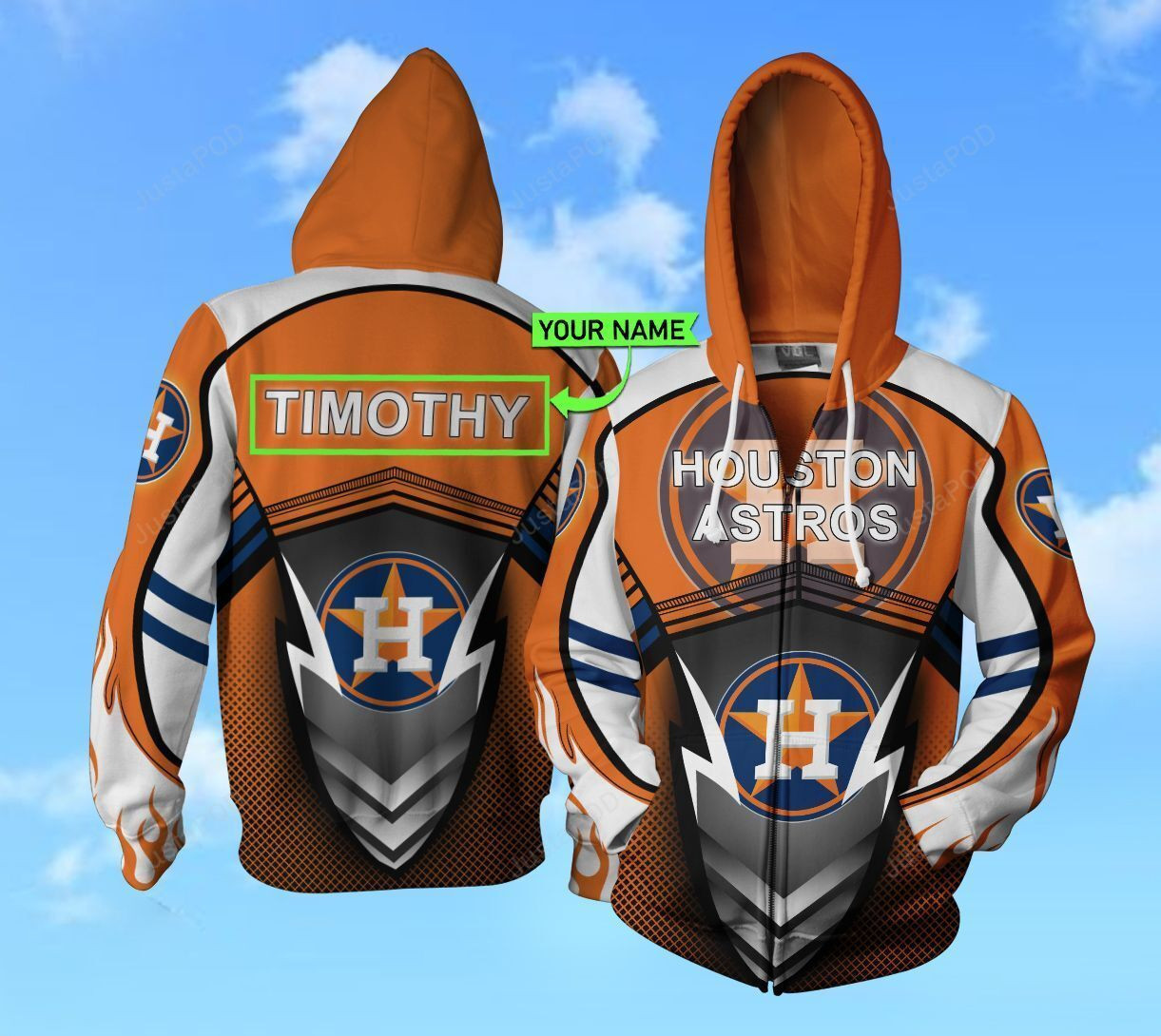 Personalized Houston Astros 3D All Over Print Hoodie & Zip Hoodie