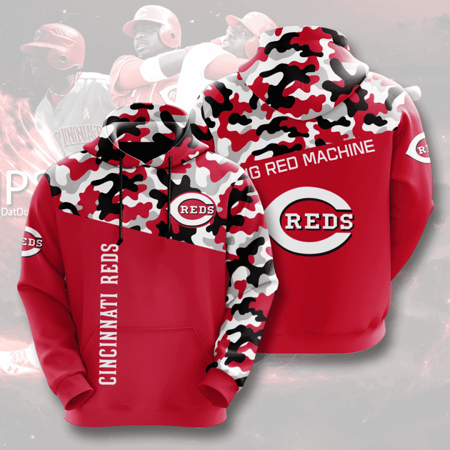 Cincinnati Reds 3D All Over Print Hoodie & Zip Hoodie