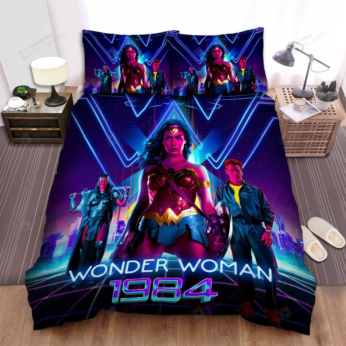 Wonder Woman Bedding Set DC Wonder Woman 1984 Movie Galaxy Light Duvet Covers