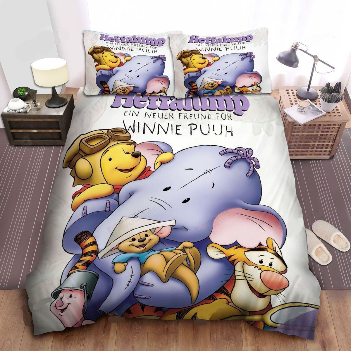 WTP Bedding Set DN Pooh Friends And Heffalump Duvet Covers
