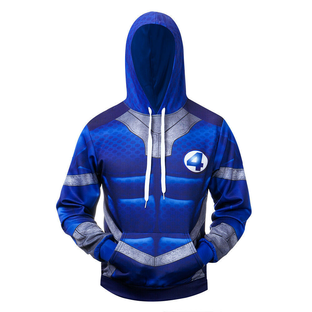 Costume Fantastic Four Suit 3D All Over Print Hoodie & Zip Hoodie