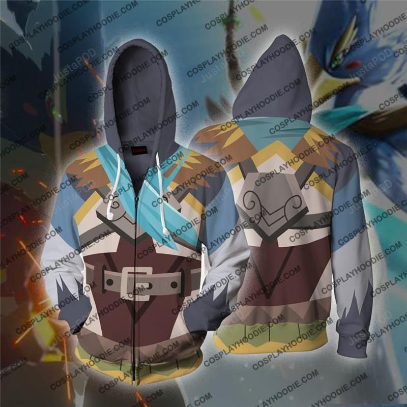 The Legend of Zelda Breath of the Wild Revali Cosplay 3D All Over Print Hoodie & Zip Hoodie