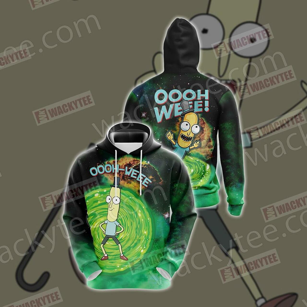 Mr.Poopybutthole Rick And Morty Unisex 3D All Over Print Hoodie & Zip Hoodie