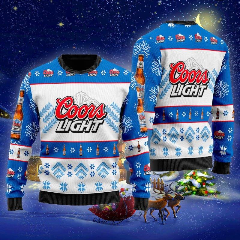 Coors Light Xmas Ugly Christmas Sweater