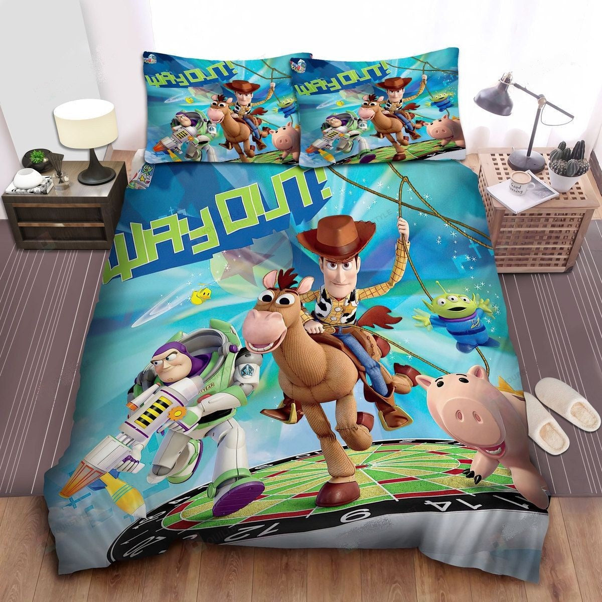 Toy Story Bedding Set DN Woody Team Making A Way Out Duvet Covers