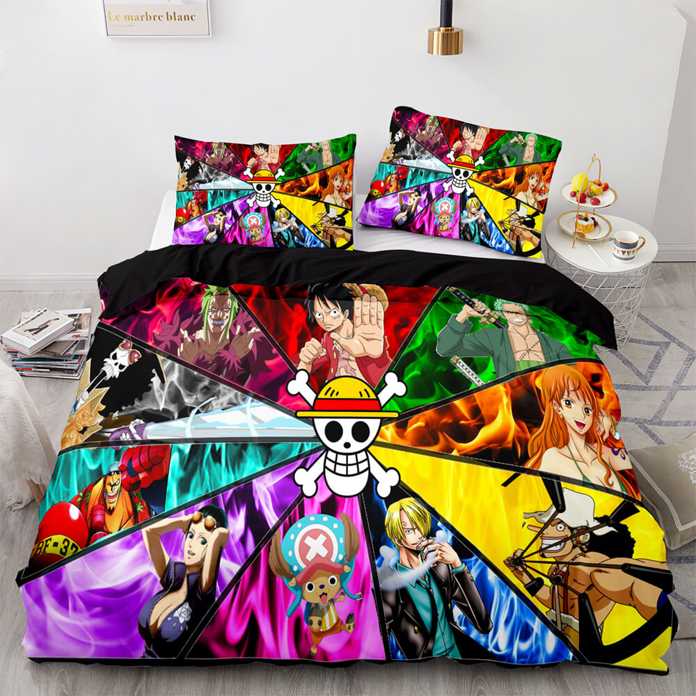 One Piece Bedding Set One Piece All Characters In Chart Duvet Covers