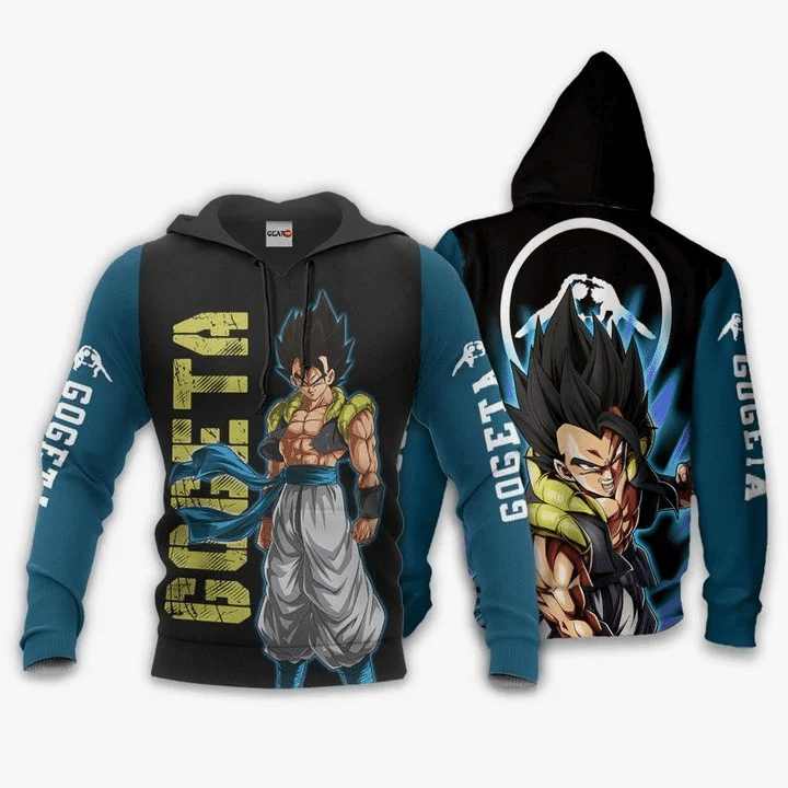 Gogeta Dragon Ball 3d Hoodie Zip Hoodie