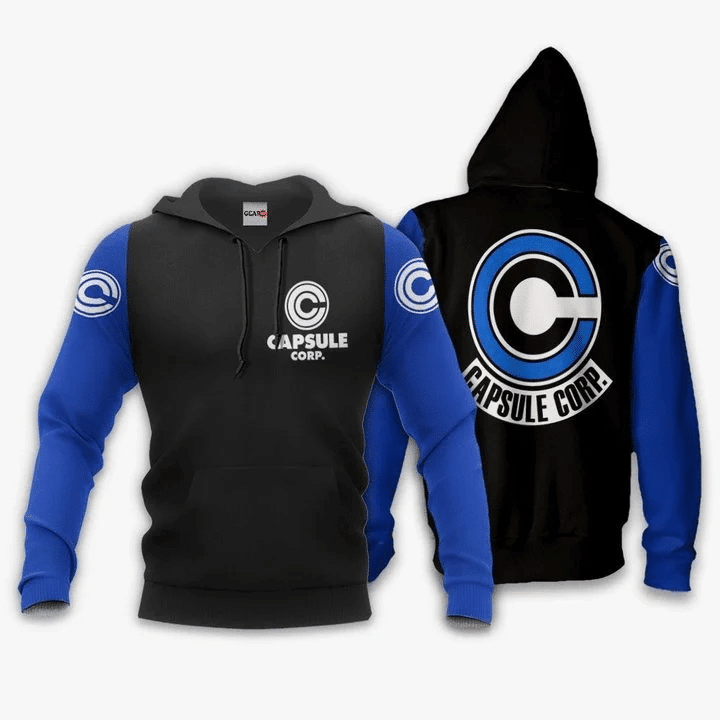 Capsule Corp Dragon Ball 3d Hoodie Zip Hoodie