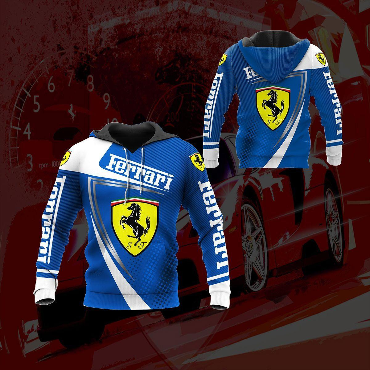 Scuderia Ferrari Luxyry Car 7k943 3d Zip Hoodie Hoodie Ii0
