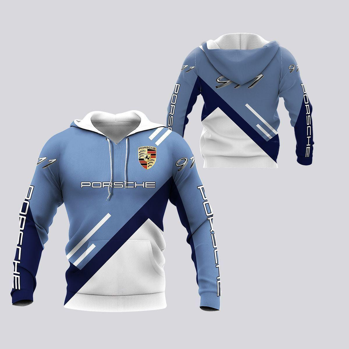 Porsche Shirt 1017, 3d Hoodie Zip Hoodie