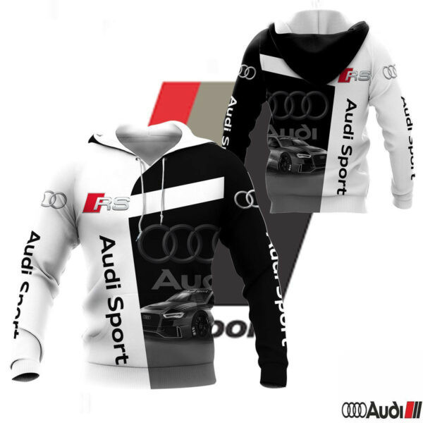Audi Sport Luxury Car 8k307 3d Zip Hoodie Hoodie Ii0 524