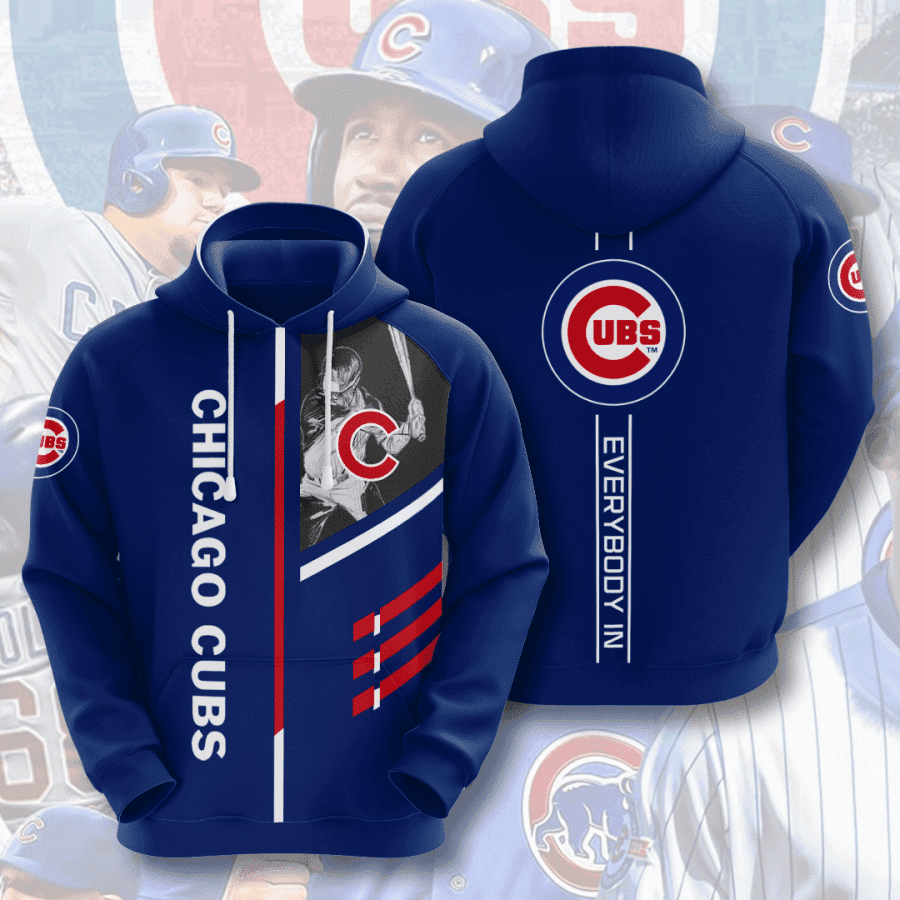 Chicago Cubs 3D All Over Print Hoodie & Zip Hoodie