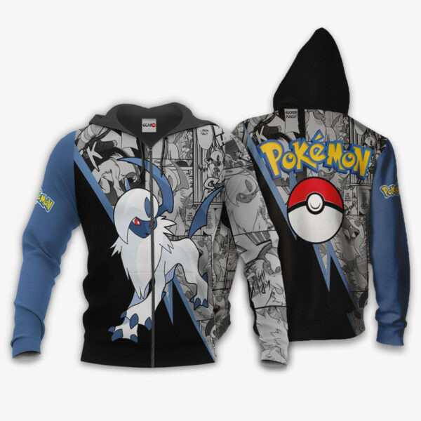 Absol Anime Pokemon 1k704 Cartoon Graphic Outfits Aop 3d Hoodie, Zip Hoodie 41