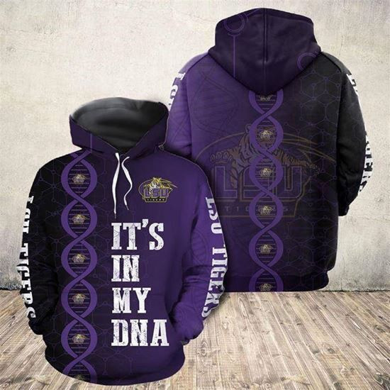 Lsu Tigers Ncaa Its In My Dna 3D All Over Print Hoodie & Zip Hoodie