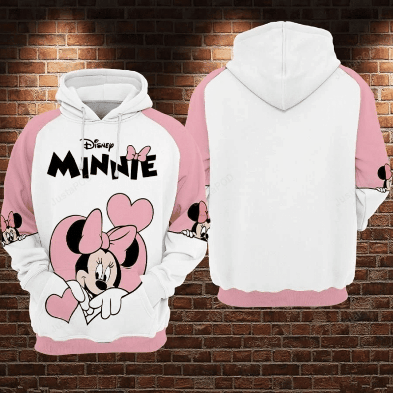 Minnie Mouse 3d Hoodie All Over 3d Printed Hoodie 1