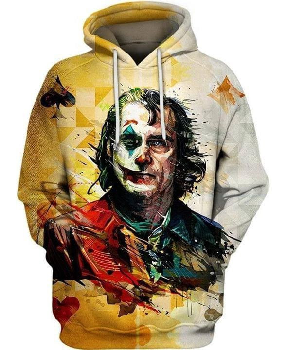 Joker Tragedy Comedy Dc Comic 3D All Over Print Hoodie & Zip Hoodie