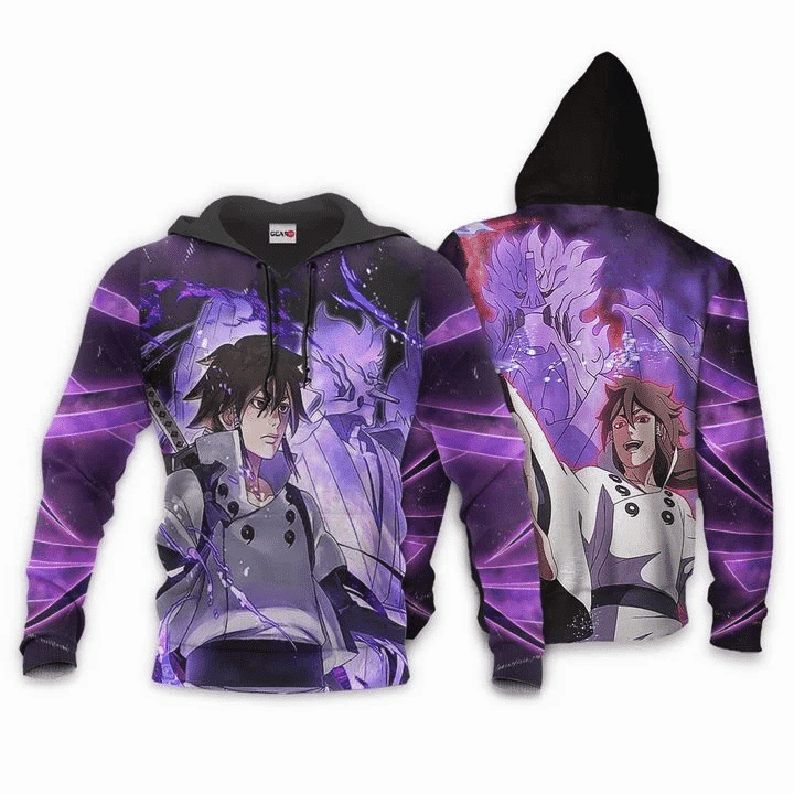 Indra Otsutsuki And Susanoo Naruto  3d Hoodie Zip Hoodie