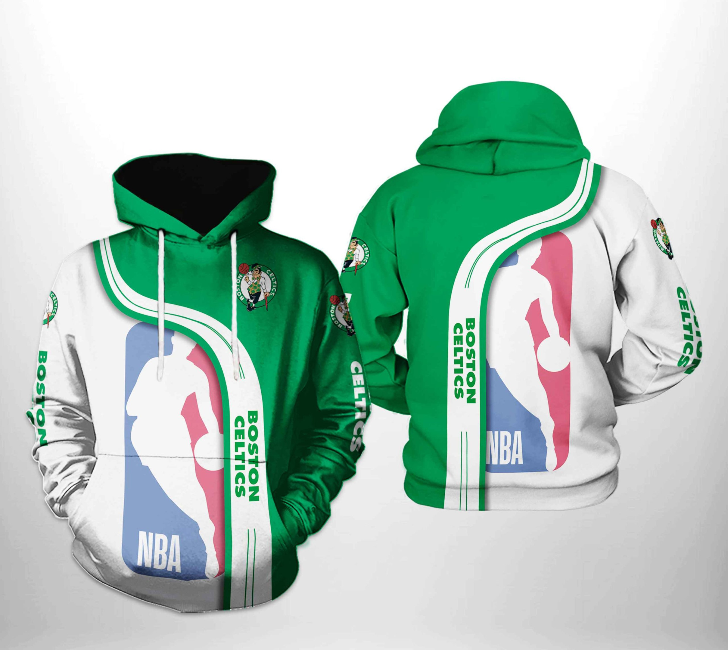 Boston Celtics Team 3D All Over Print Hoodie & Zip Hoodie