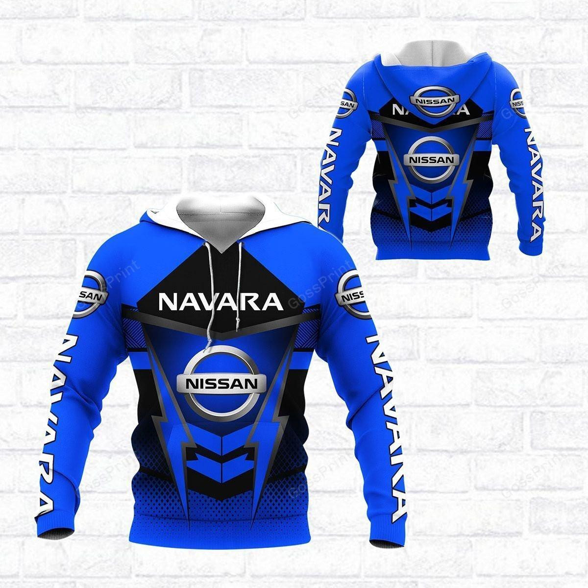 Nissan Navara All Over Print Hoodie, Zip Hoodie 174