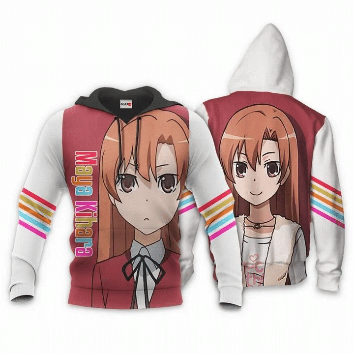 Maya Kihara Toradora 3d Hoodie Zip Hoodie
