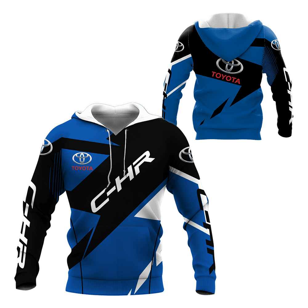 Toyota C-hr Shirt 864, 3d Hoodie Zip Hoodie
