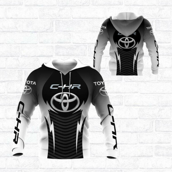 Toyota C-hr Shirt 863, 3d Hoodie Zip Hoodie 2731