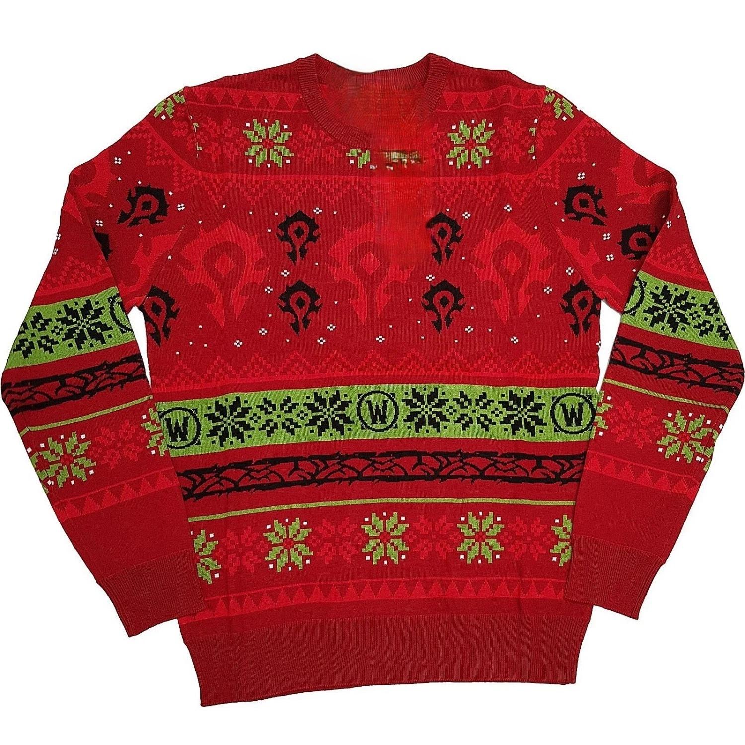 World Of Warcraft Xmas Jumper Knitted Ugly Christmas Sweater