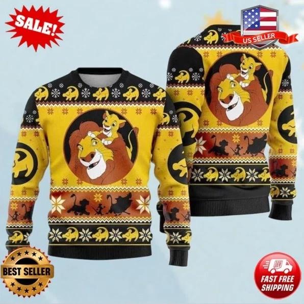 Lion King Prince Animal Movie Ugly Christmas Sweater