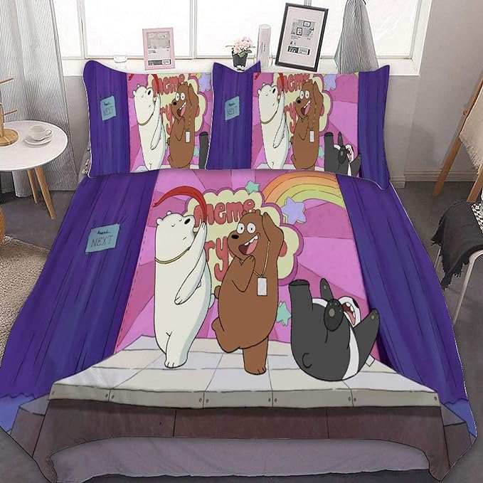 We Bare Bear Bedding Set We Bare Bear Performance Duvet Covers