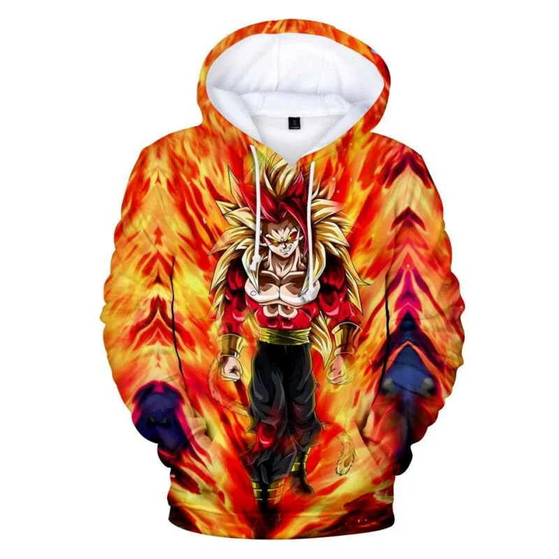 Goku Cartoon Dragon Ball 7 Over Print 3d Hoodie Zip Hoodie