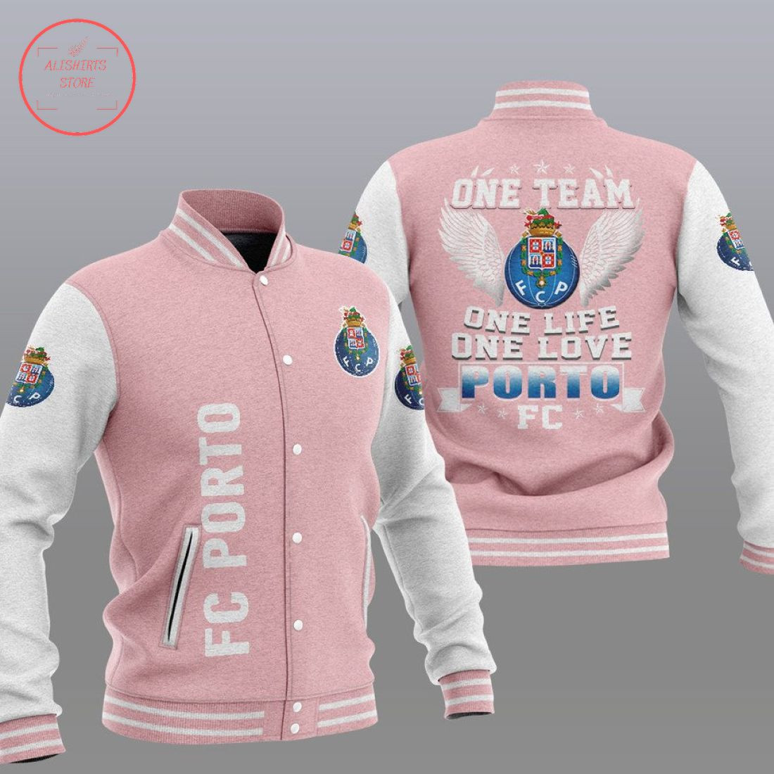 FC Porto Pink One Team Baseball Jacket