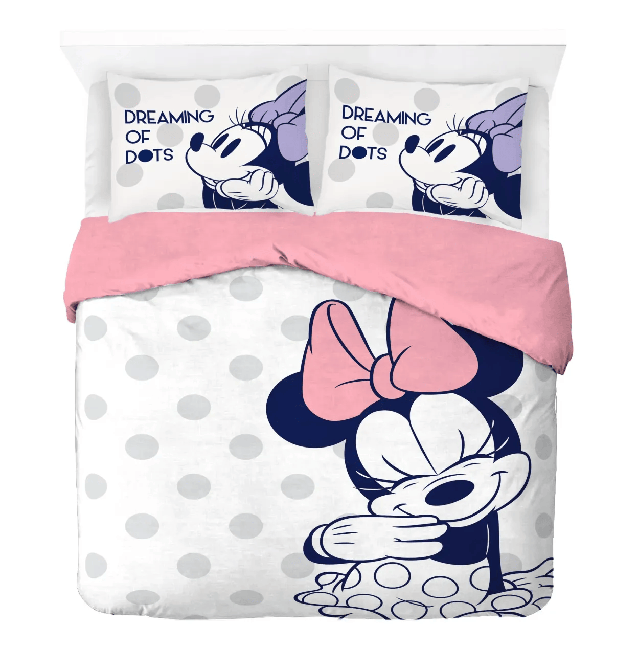 Minnie Bedding Set DN Minnie Dreaming Of Dots Duvet Covers White
