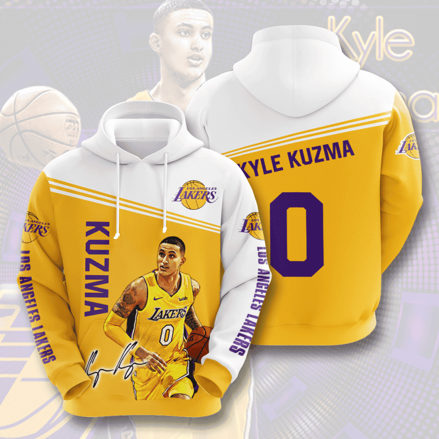LOS ANGELES LAKERS Kyle Kuzma 3D All Over Print Hoodie & Zip Hoodie
