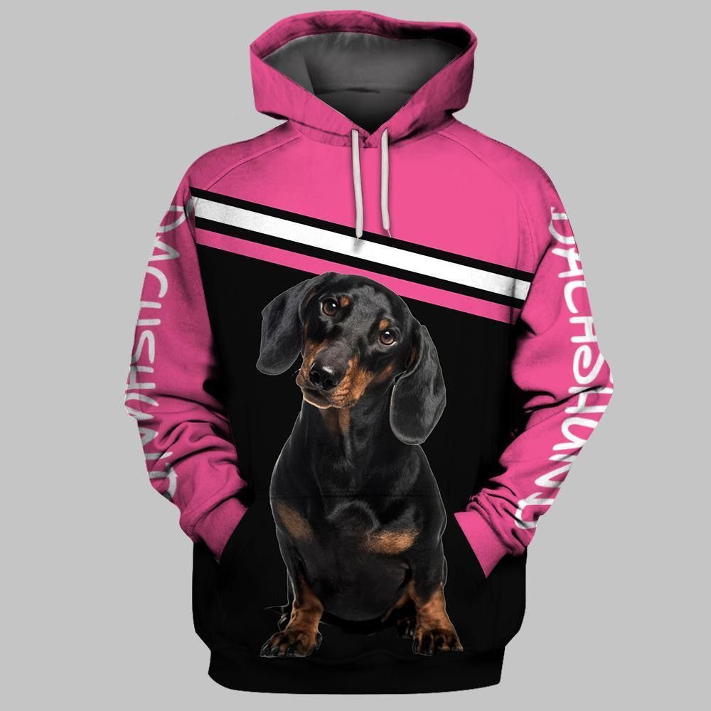 Dachshund Alone Together 3D All Over Print Hoodie & Zip Hoodie