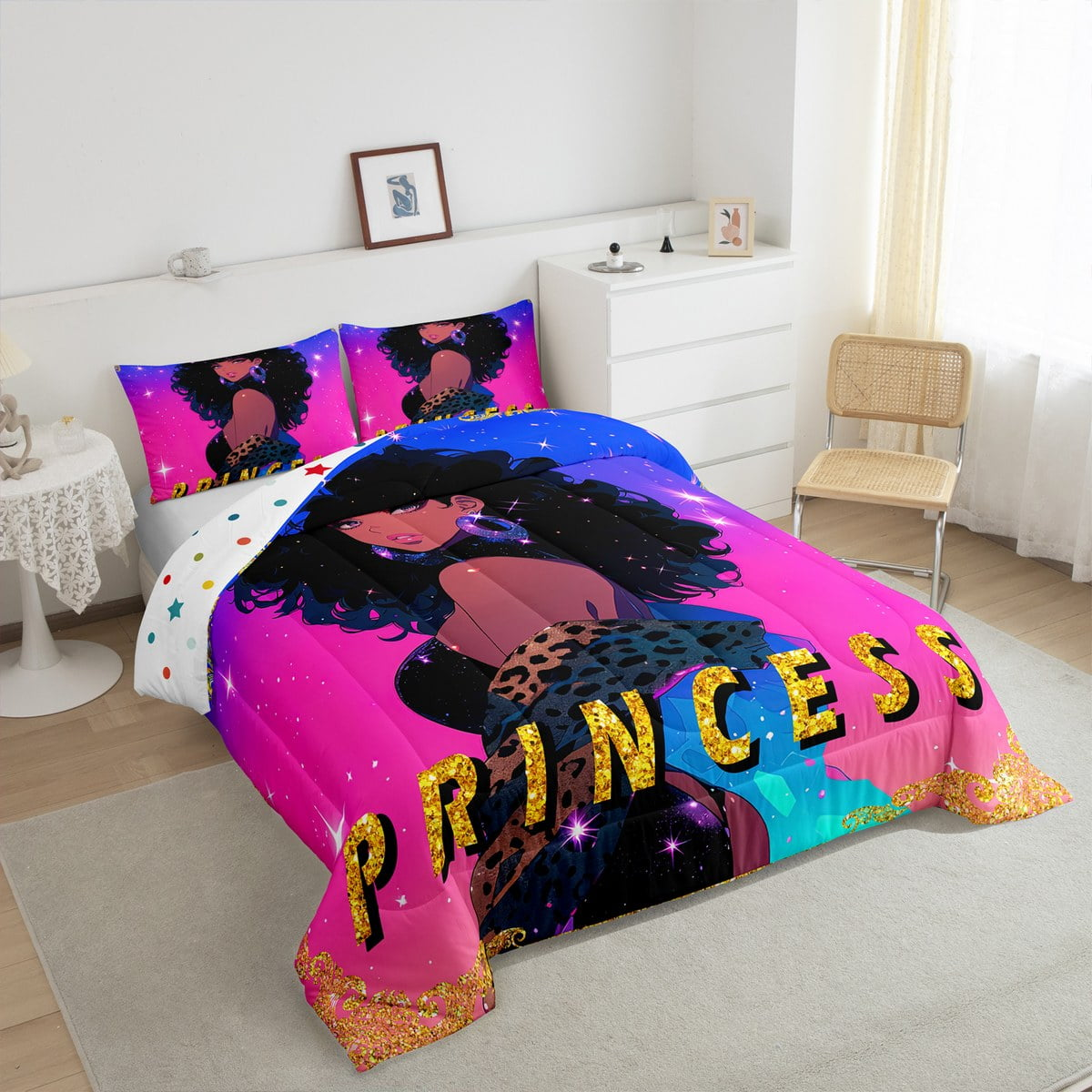 Africa Americans Bedding Set Africa Americans Princess Graphic Duvet Covers