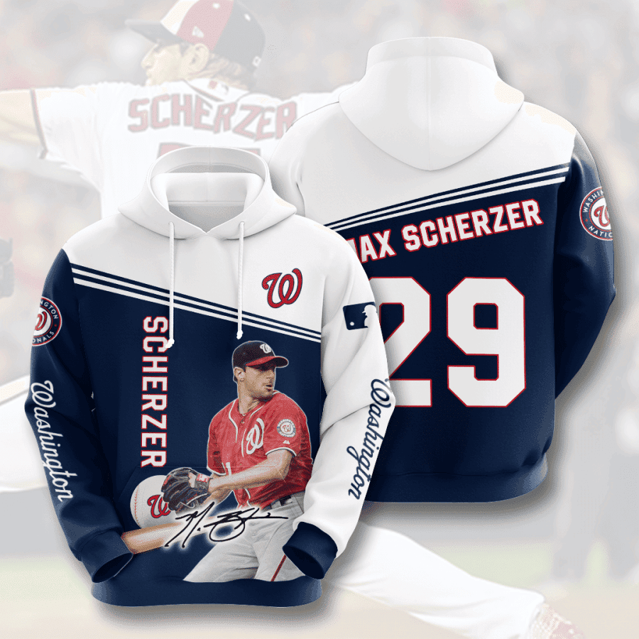 Washington Nationals 3D All Over Print Hoodie & Zip Hoodie